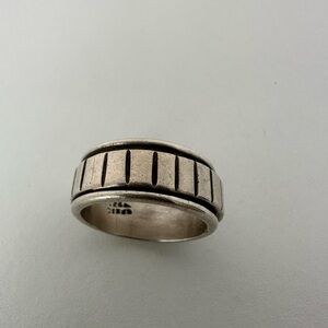 Men’s sterling silver ring (925),spinner